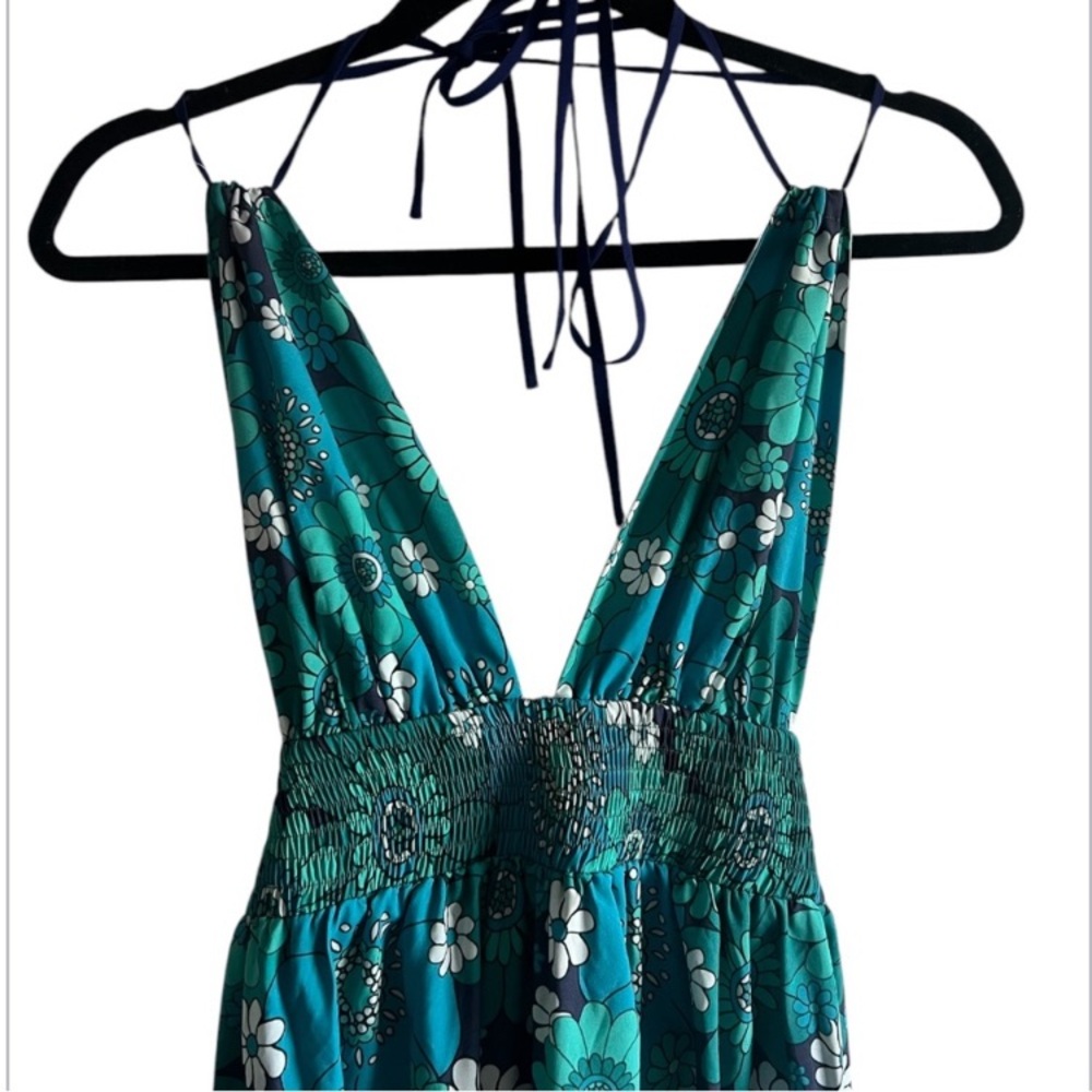 Yesterday People Maxi Halter Dress